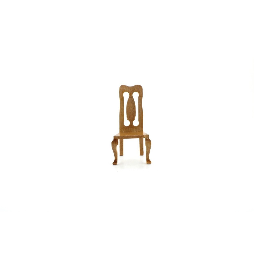 Hand Painted Wooden Miniature Furniture Doll House Small Dining Chair